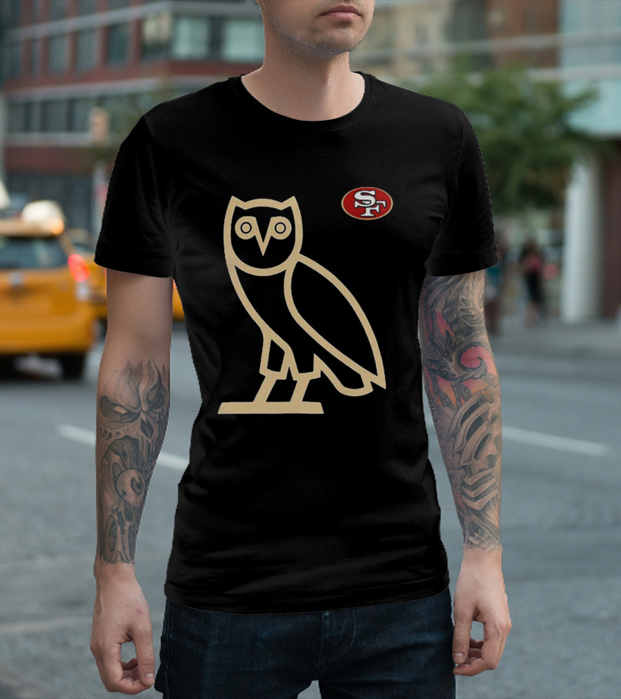 San Francisco 49ers SF Ovo Owl Scarlet T-Shirt