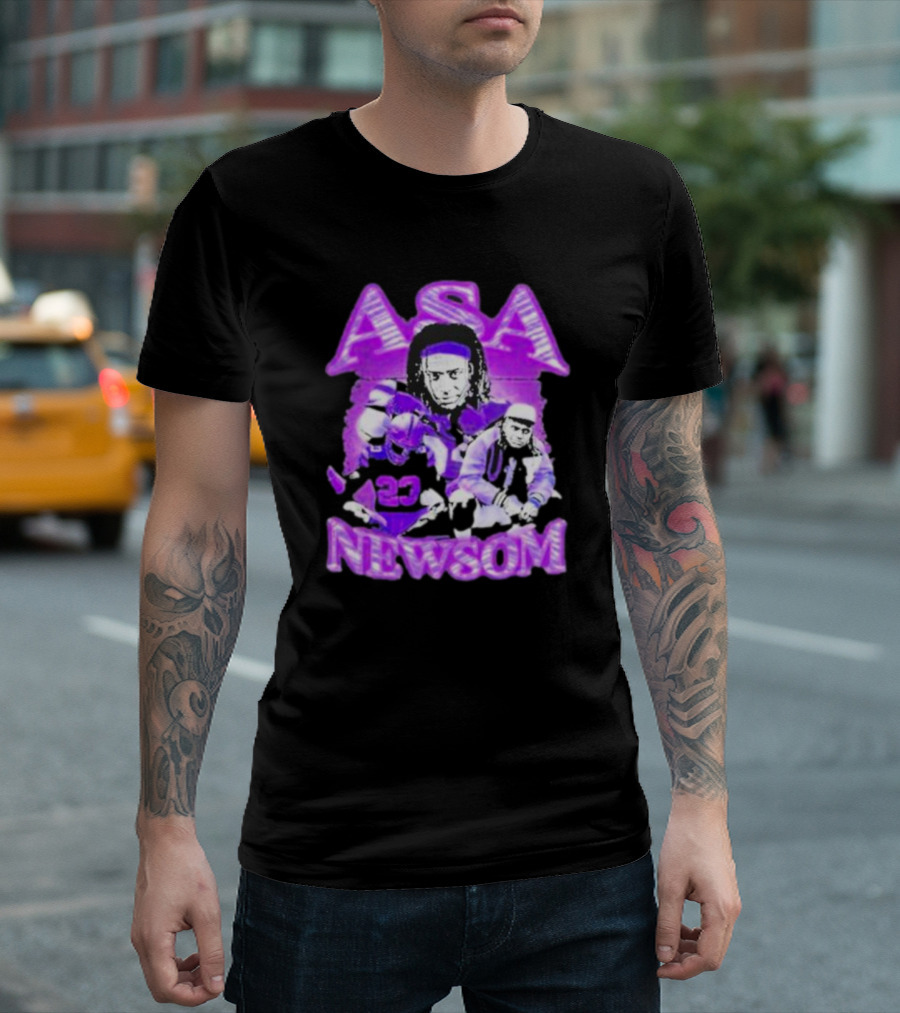 ASA Newsom Vintage Lightweight 23 Football T-Shirt