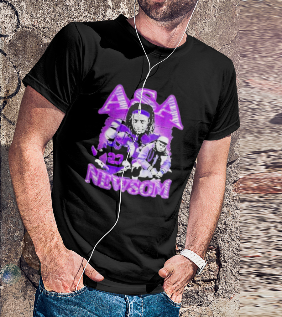 ASA Newsom Vintage Lightweight 23 Football T-Shirt