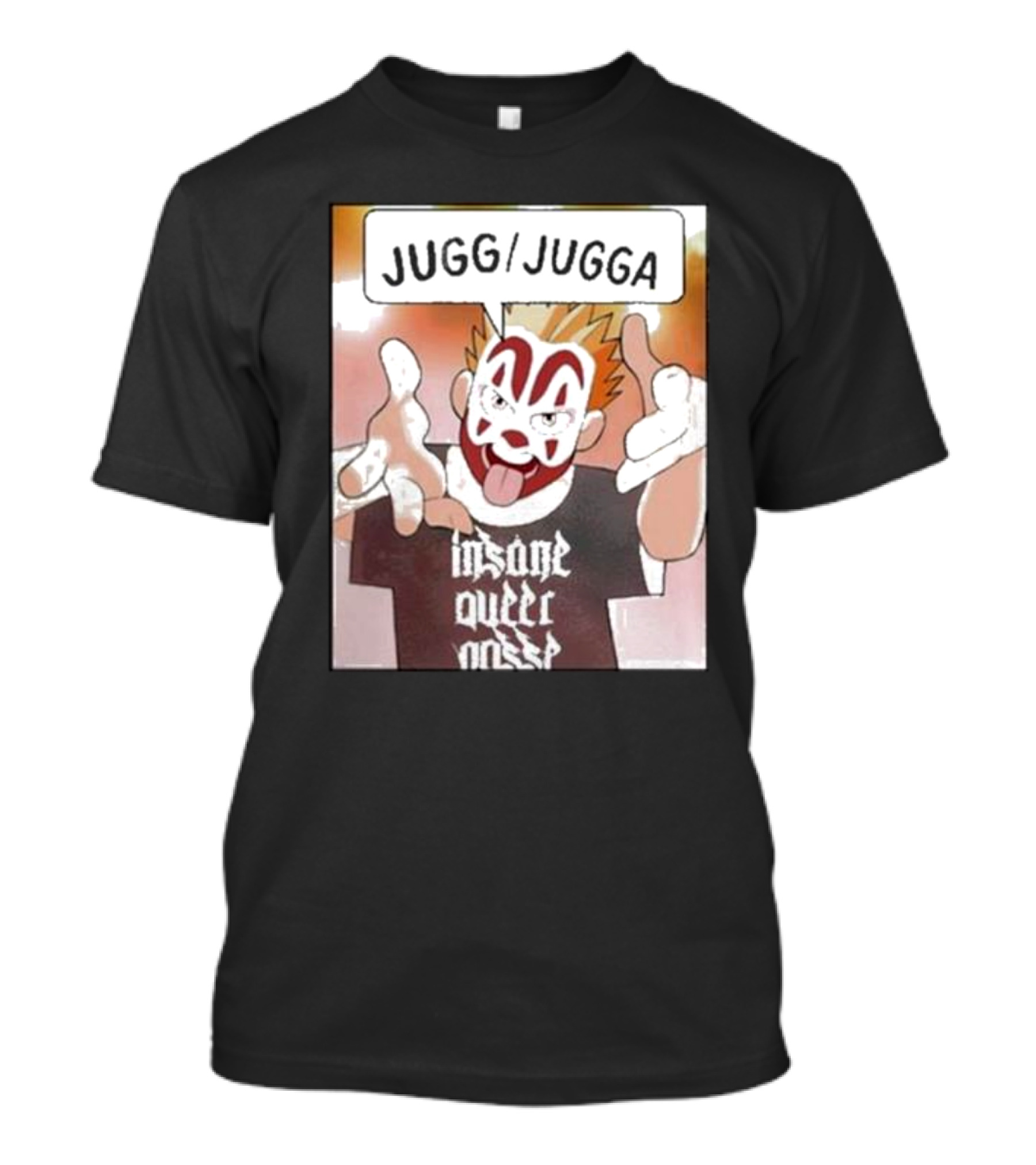 Insane Queer Posse Jugg Jugga Clown Face T-Shirt