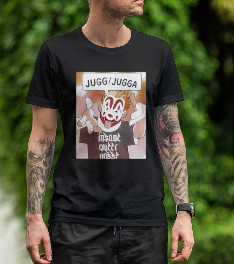 Insane Queer Posse Jugg Jugga Clown Face T-Shirt