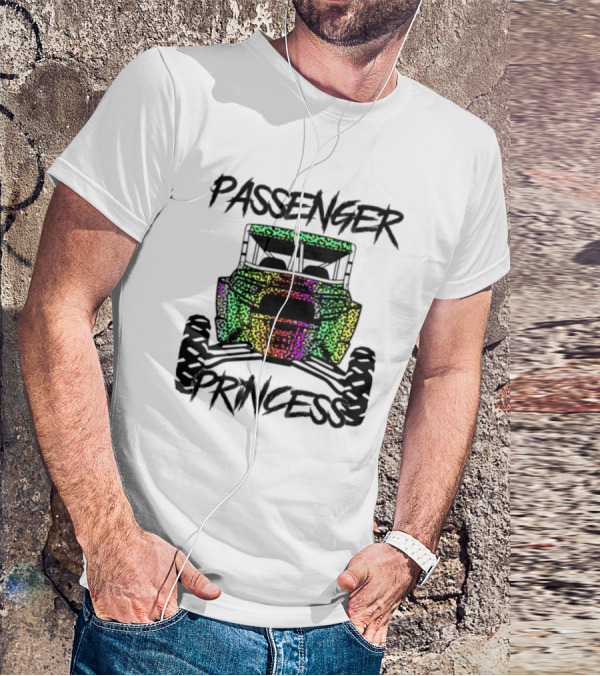 Passenger Princess Colorful Off-Road UTV T-Shirt