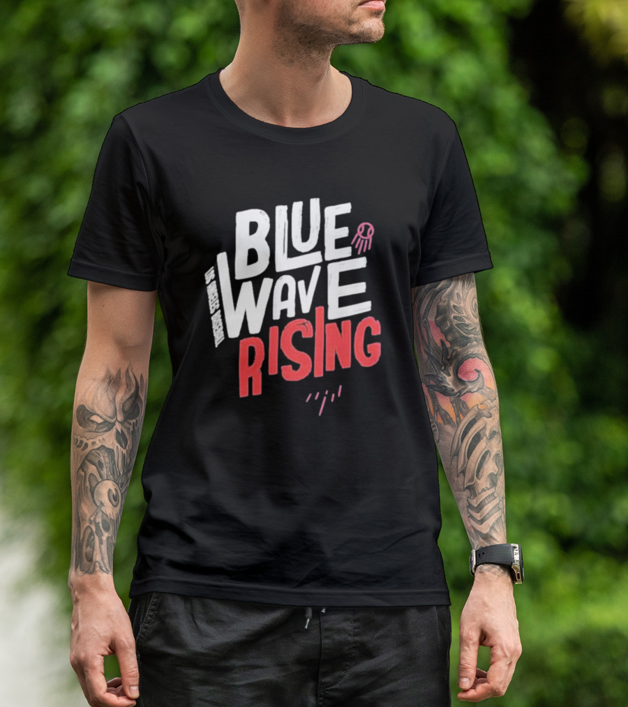Los Angeles Original Blue Wave Rising T-Shirt