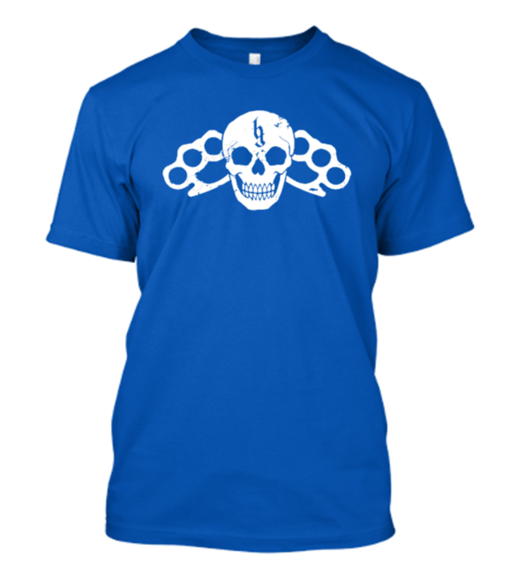 Skull And Knuckles Tour Skull With Brass Knuckles T-Shirt