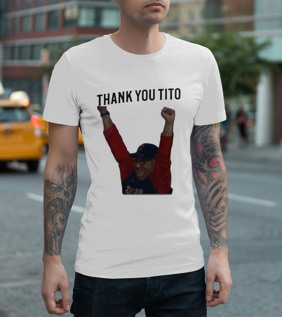 Thank You Tito Guardians Baseball T-Shirt