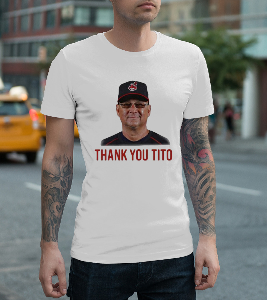 Thank You Tito Terry Francona Farewell Cleveland Indians T-Shirt