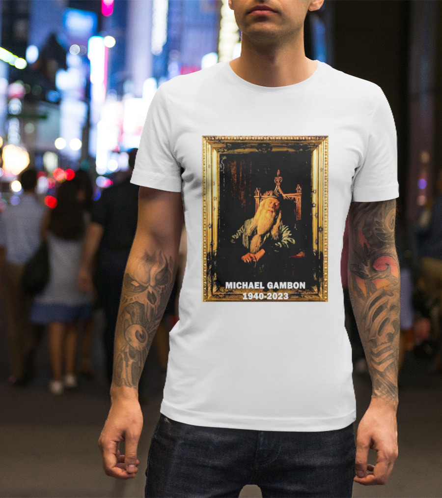 Michael Gambon Dumbledore Tribute 1940-2023 T-Shirt