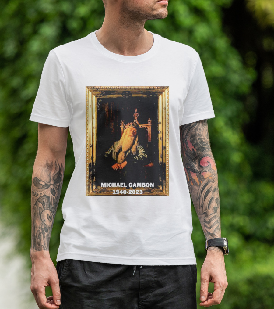 Michael Gambon Dumbledore Tribute 1940-2023 T-Shirt