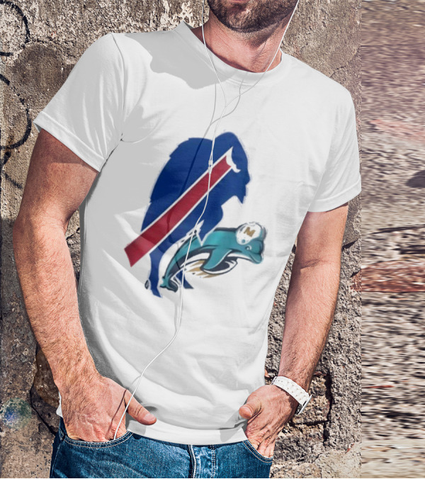 Buffalo Bills Doggy Miami Dolphins T-Shirt