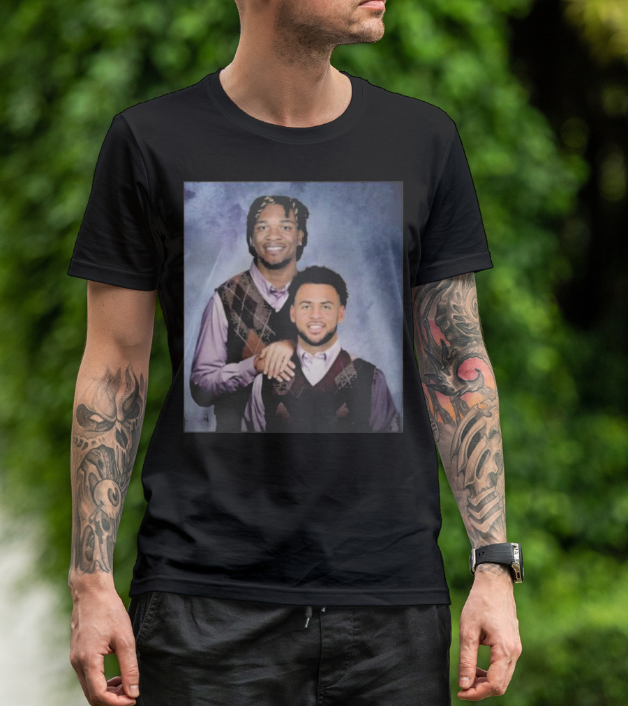 Michael Pittman Jr And Anthony Richardson Indianapolis Colts Step Brothers Meme T-Shirt