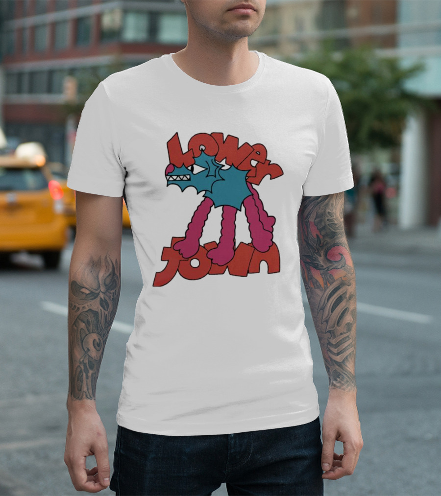 Lowertown Playful Cartoon Dog T-Shirt