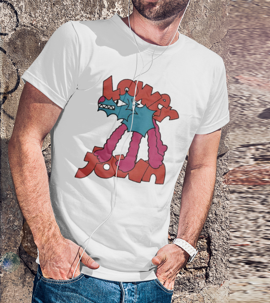Lowertown Playful Cartoon Dog T-Shirt