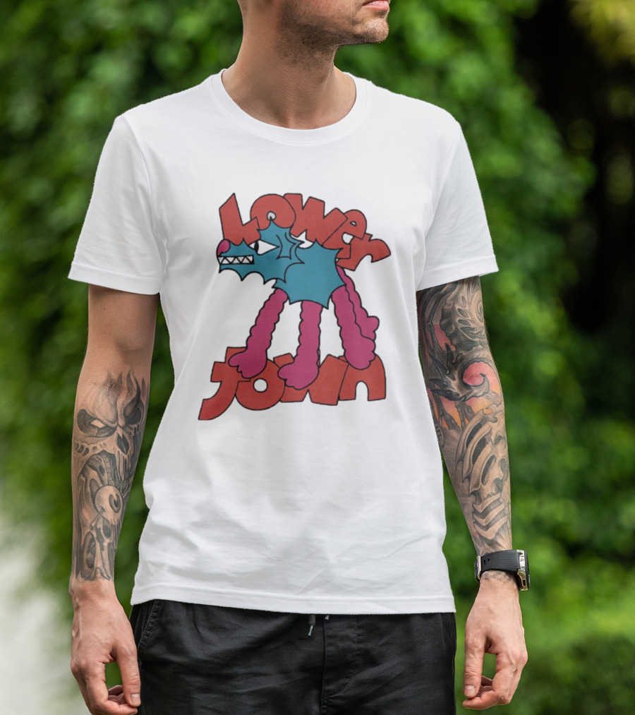Lowertown Playful Cartoon Dog T-Shirt