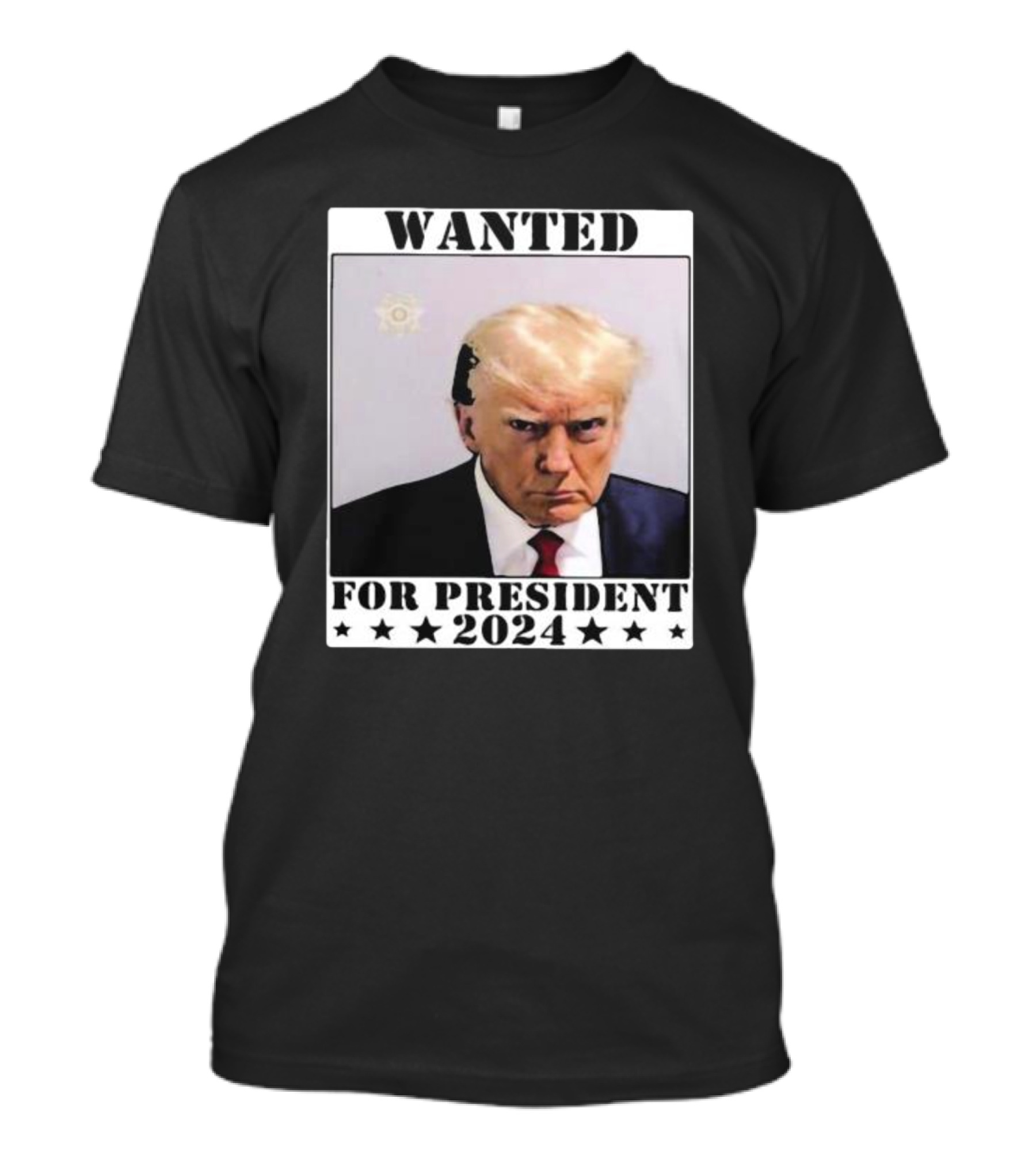 Wanted Donald Trump 2024 For President Never Surrender T-Shirt