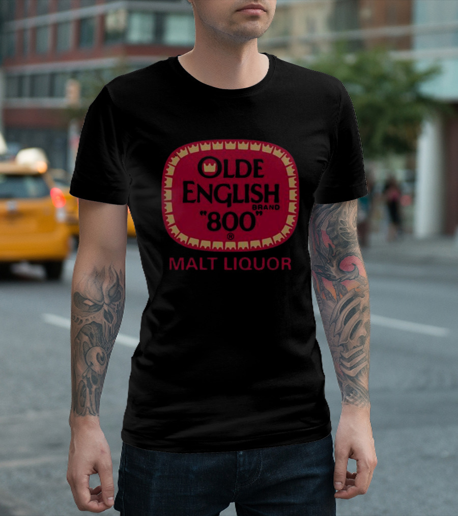 Olde English 800 Brand Malt Liquor T-Shirt