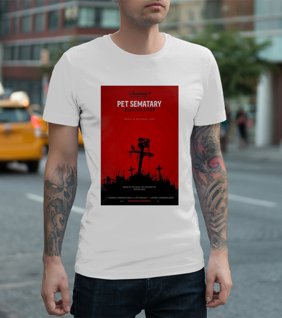 Paramount+ Original Movie Pet Sematary Bloodlines Death Is Different Here Streaming October 6 Based On The Novel By Stephen King T-Shirt