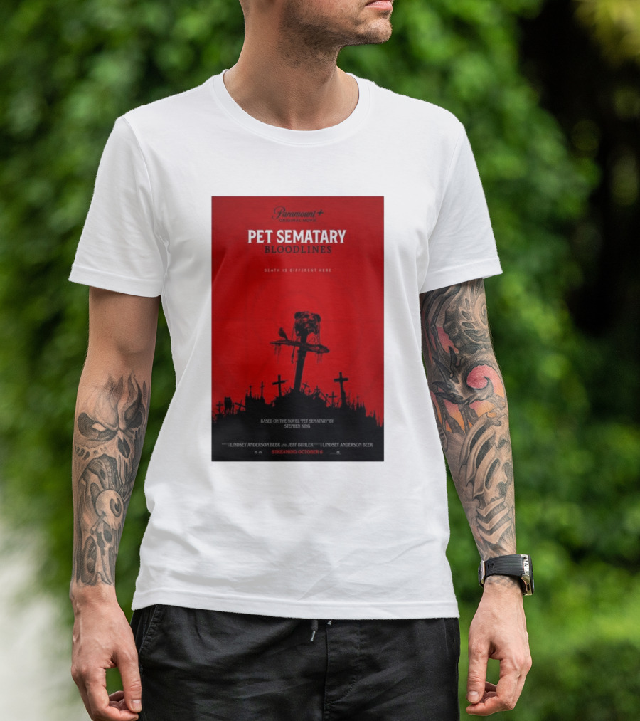 Paramount+ Original Movie Pet Sematary Bloodlines Death Is Different Here Streaming October 6 Based On The Novel By Stephen King T-Shirt