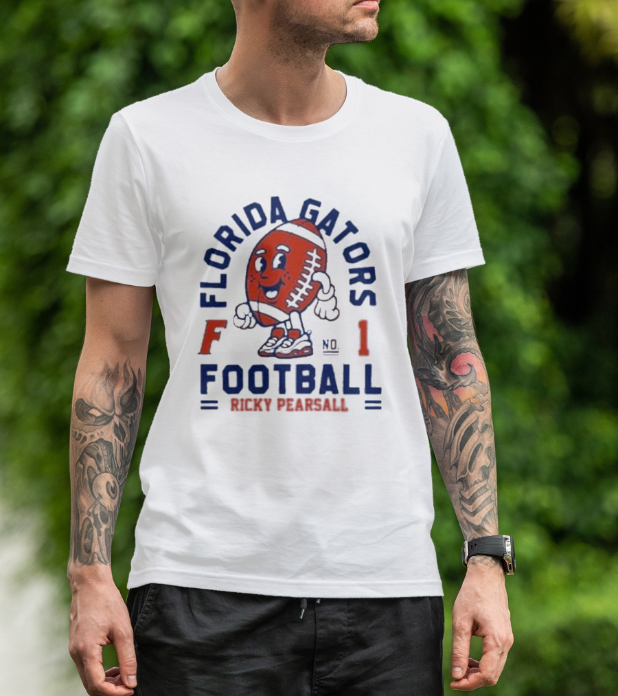 Florida Gators Football No. 1 Ricky Pearsall T-Shirt