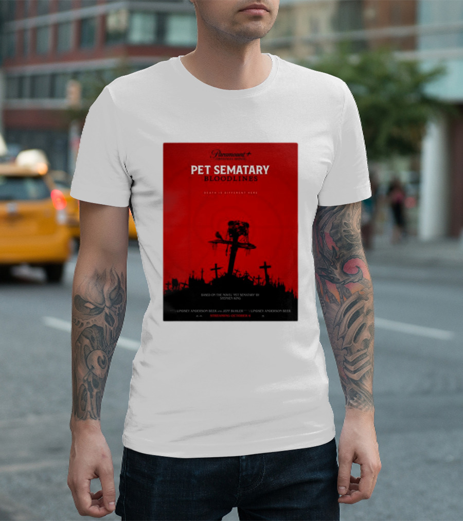 Paramount Plus Pet Sematary Bloodlines Movie Death Is Different Here Streaming October 6 T-Shirt