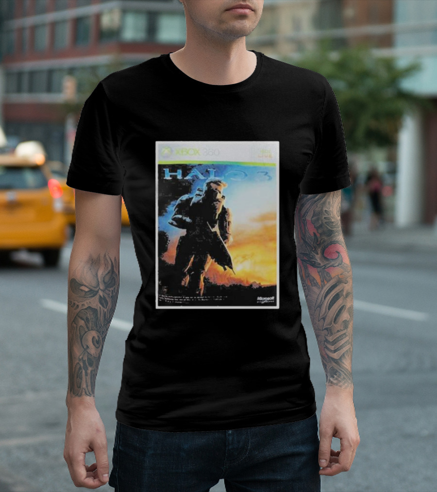Halo 3 Xbox 360 Master Chief Cover T-Shirt