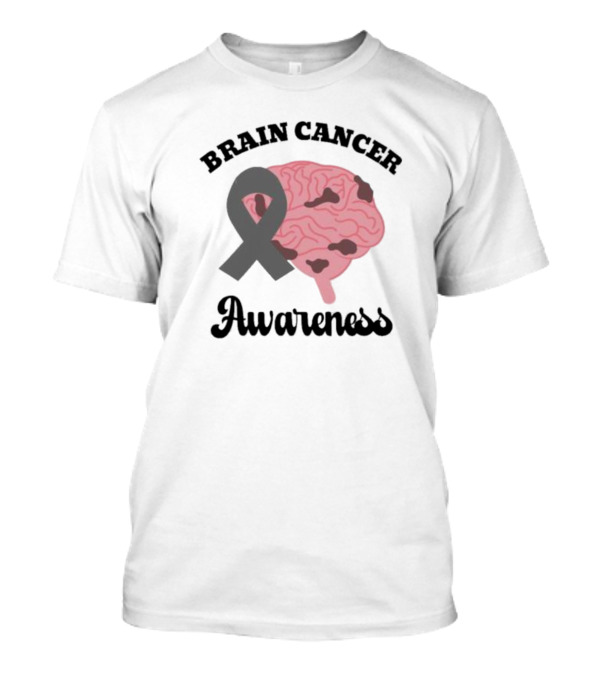 Brain Cancer Awareness Pink T-Shirt