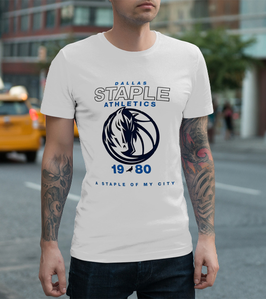 DALLAS STAPLE ATHLETICS 1980 A STAPLE OF MY CITY T-Shirt