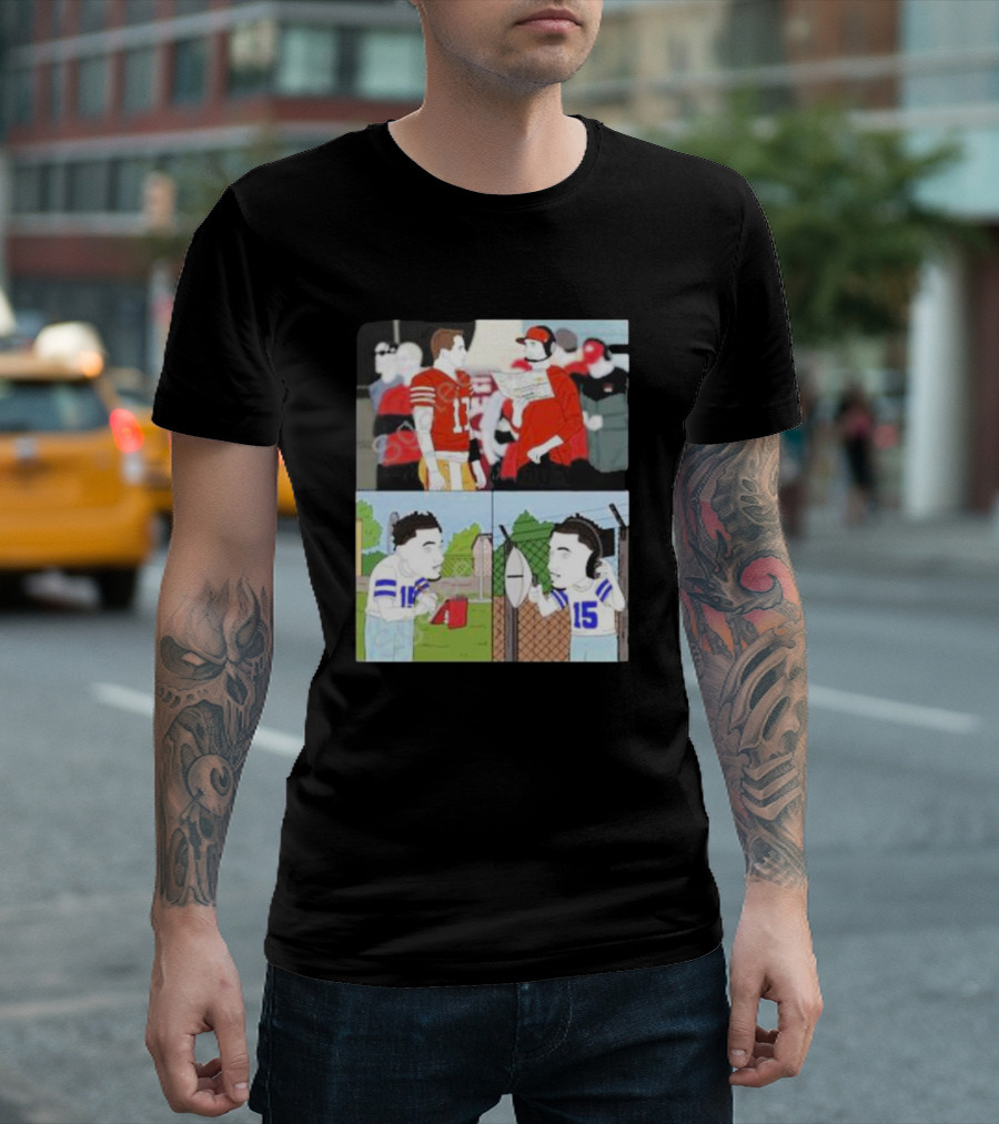 Rita Oak Ko-fi Day 27 Randall Trey Football Strategy and Training Moments T-Shirt