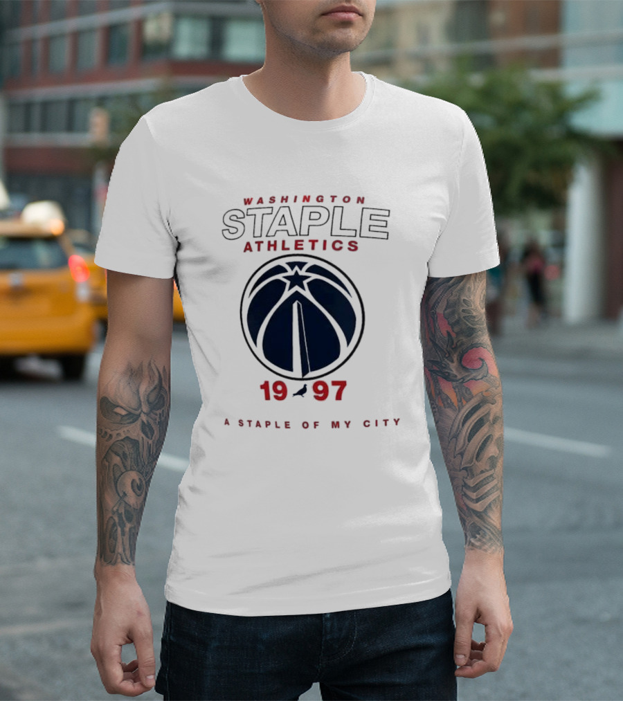 Washington Staple Athletics 1997 A Staple Of My City T-Shirt
