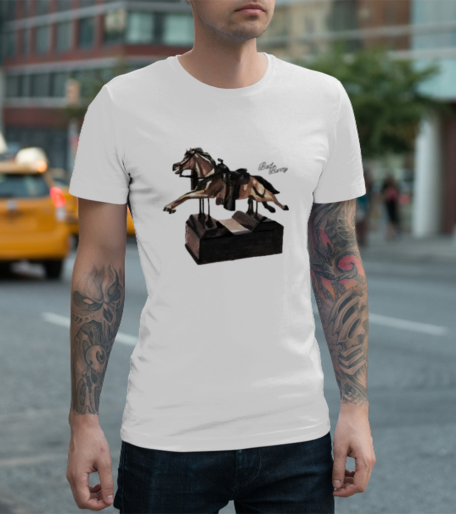 Bad Bunny Un Preview Horse Statue T-Shirt