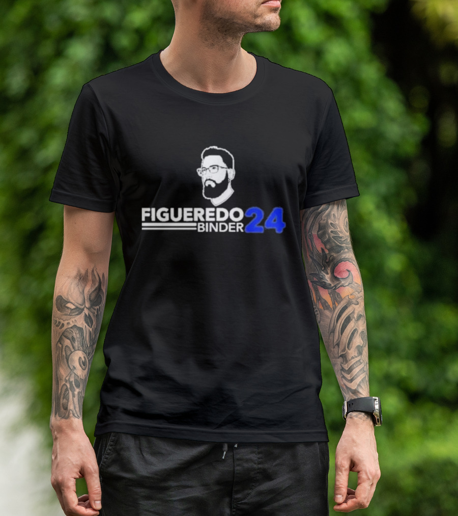 FIGUEREDO BINDER 24 Portrait And Text T-Shirt