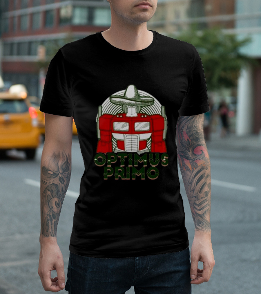 Optimus Primo Sombrero Robot T-Shirt