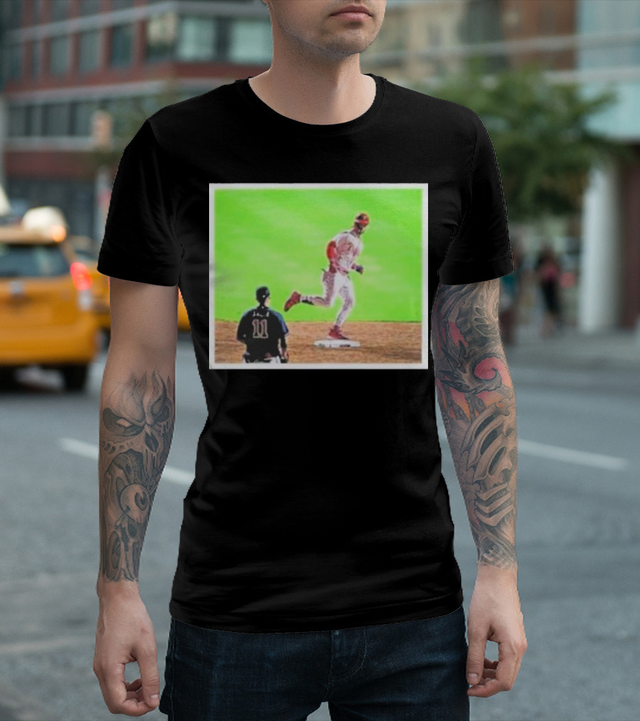 Section 419 Harper Stares Down Arcia Baseball Moment T-Shirt