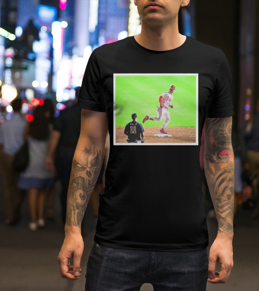 Section 419 Harper Stares Down Arcia Baseball Moment T-Shirt