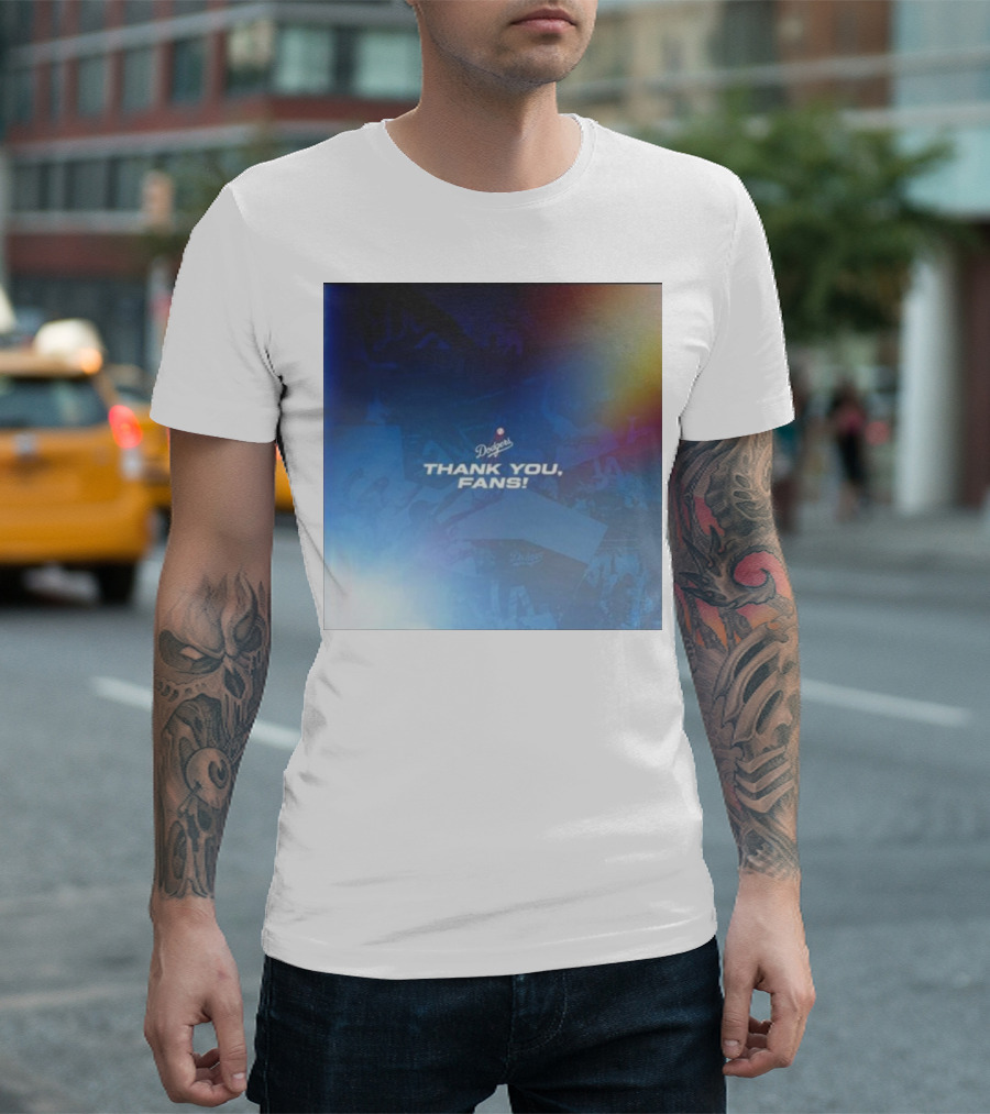 Thank You Dodgers Fans Dodgers Thank You Fans Dodgers T-Shirt