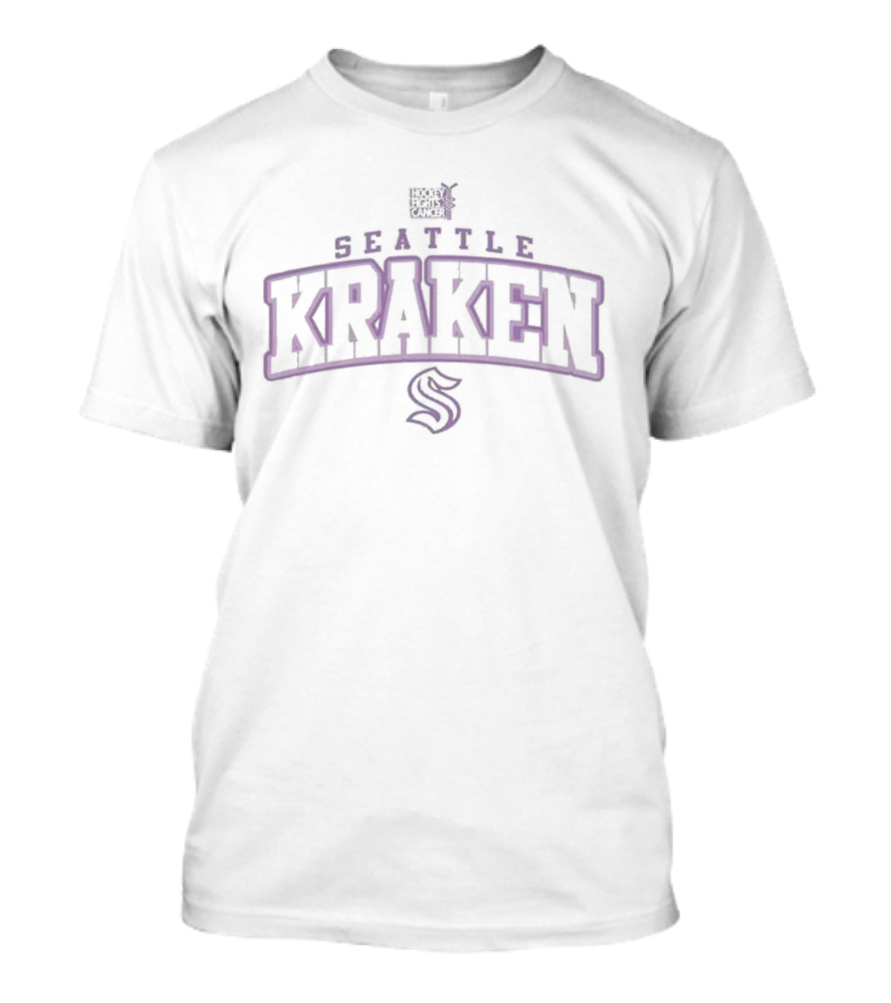 Seattle Kraken Hockey Fights Cancer Richmond Levelwear T-Shirt