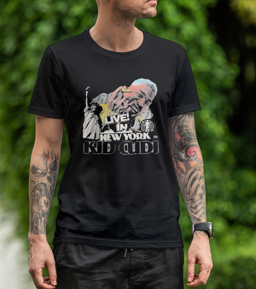 Live In New York Kid Cudi Doron Statue Of Liberty T-Shirt
