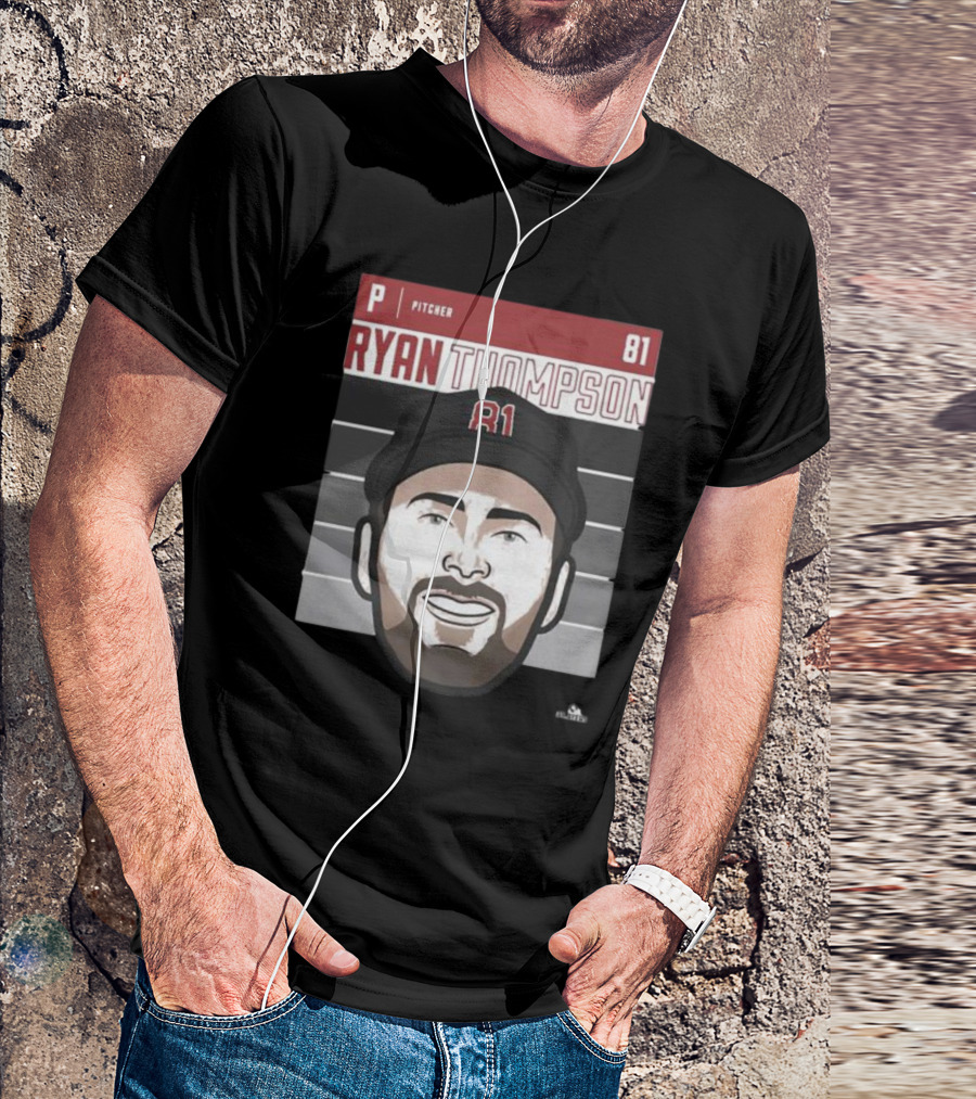 Ryan Thompson Pitcher 81 Arizona Fade T-Shirt