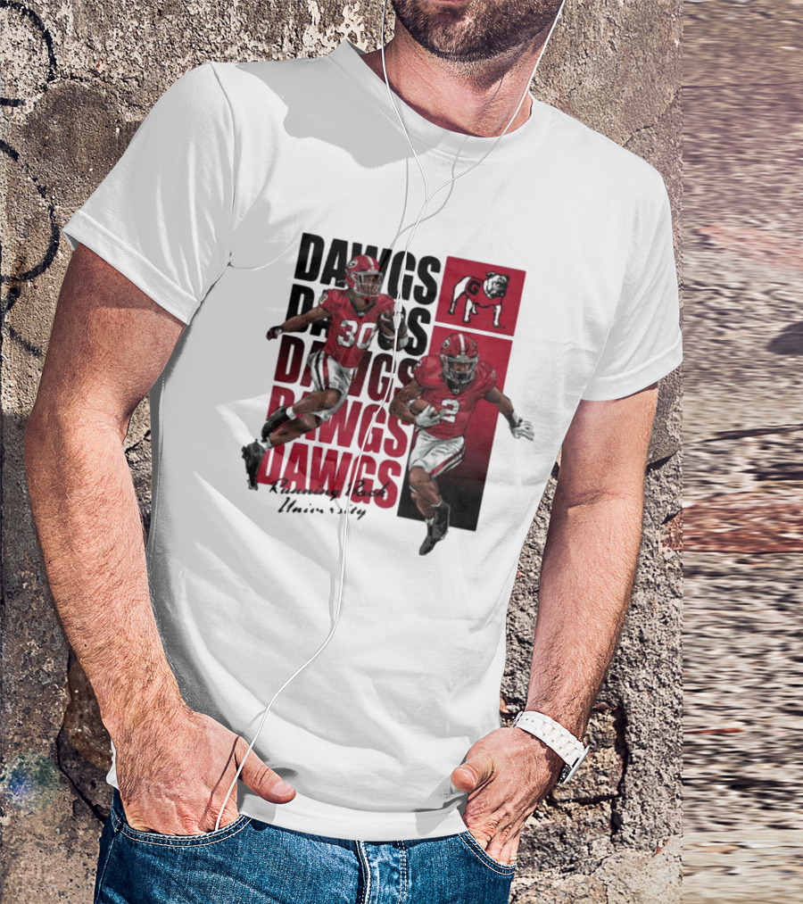 Dawgs Kendall Milton Daijun Edwards RBU Dawgs Football T-Shirt