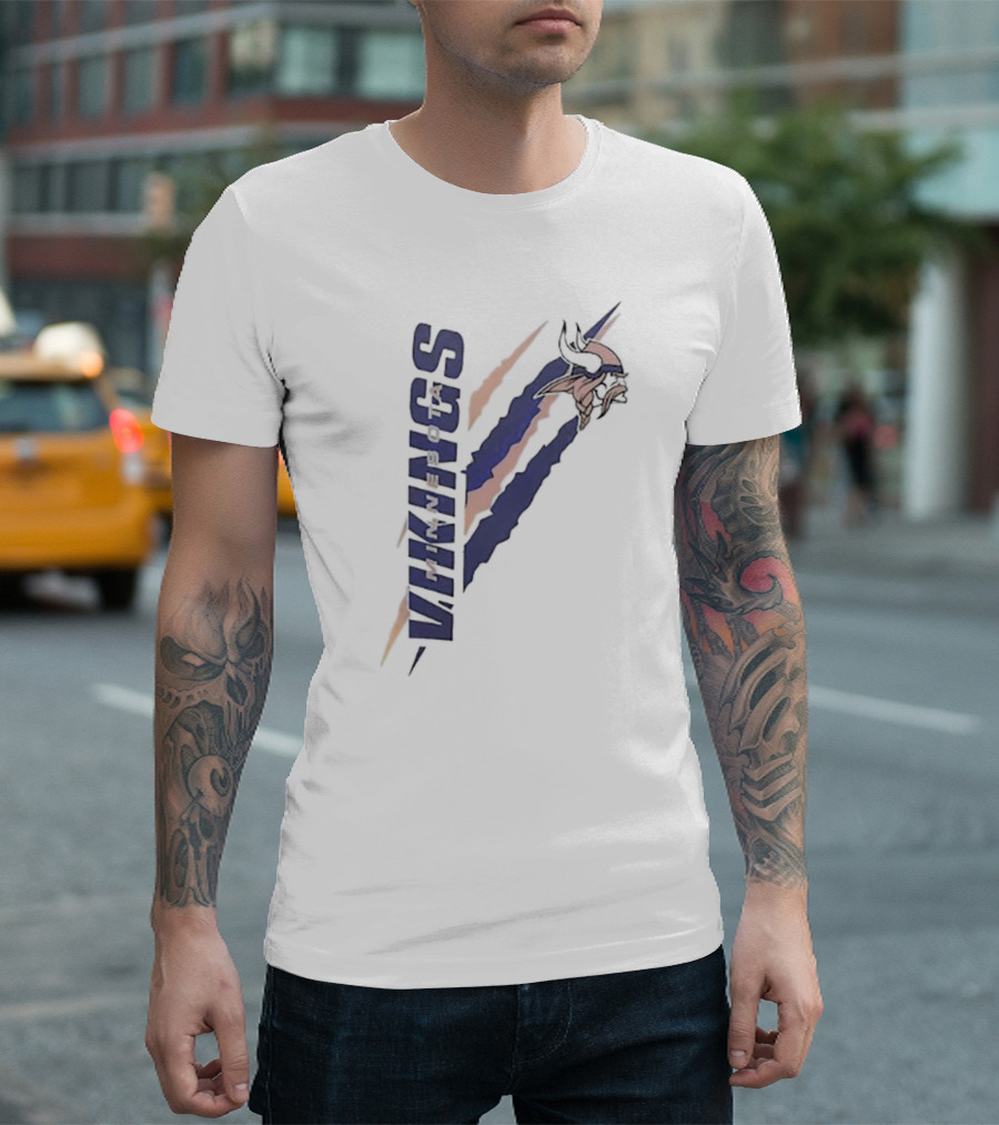 Minnesota Vikings Starter Scratch T-Shirt
