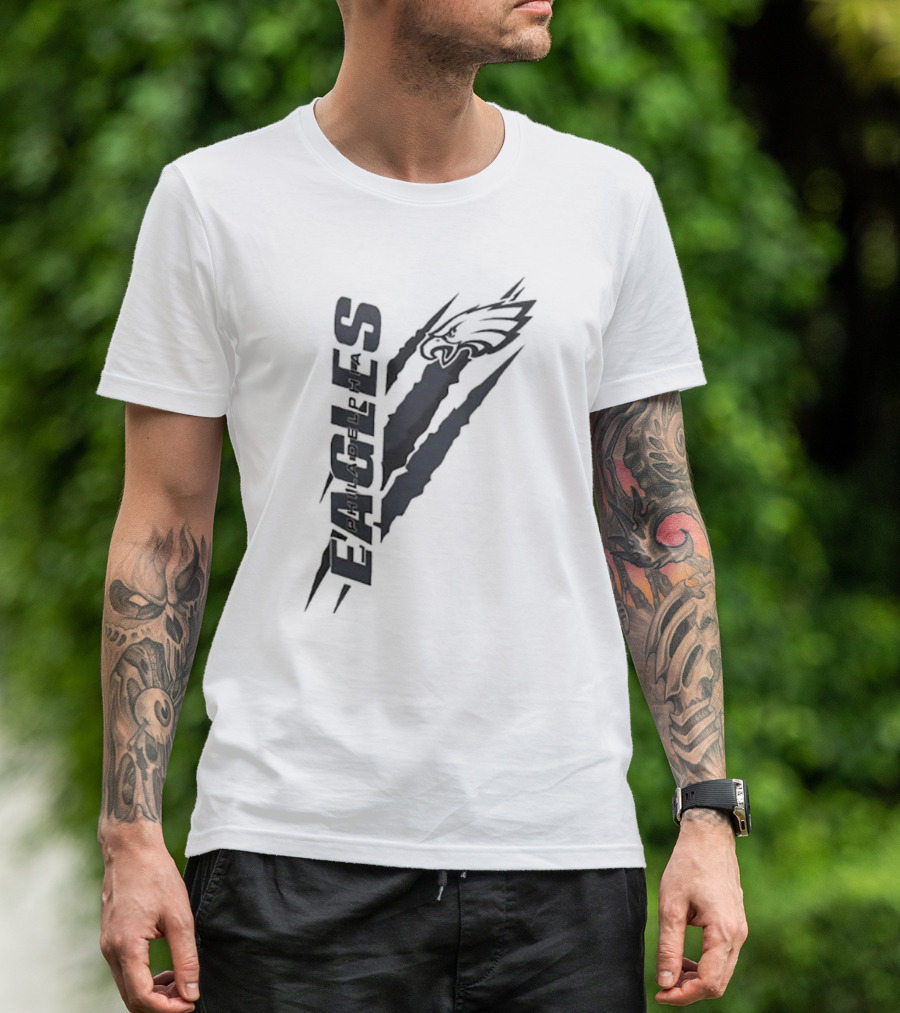 Philadelphia Eagles Claw Mark Logo T-Shirt