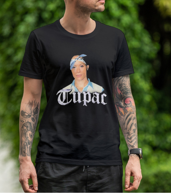 Tupac Blue Bandana Bust T-Shirt
