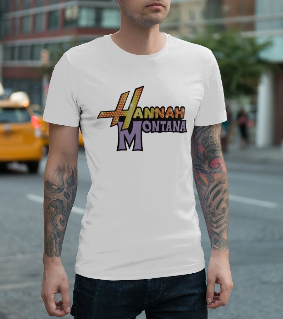 Hannah Montana Logo Classic Text T-Shirt