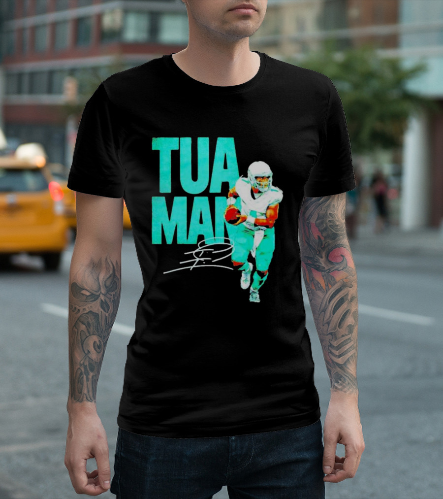 Tua Tagovailoa Miami Tua Man Football Player T-Shirt