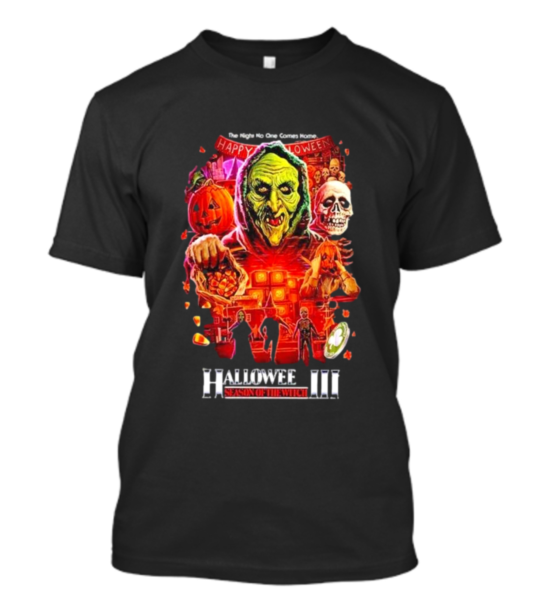 Halloween III Season Of The Witch Horror Characters The Night No One Comes Home T-Shirt