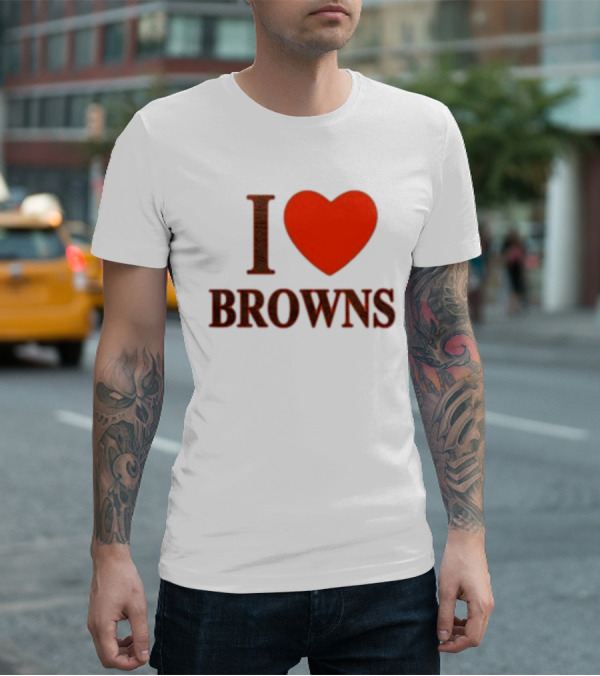 I Heart Browns T-Shirt