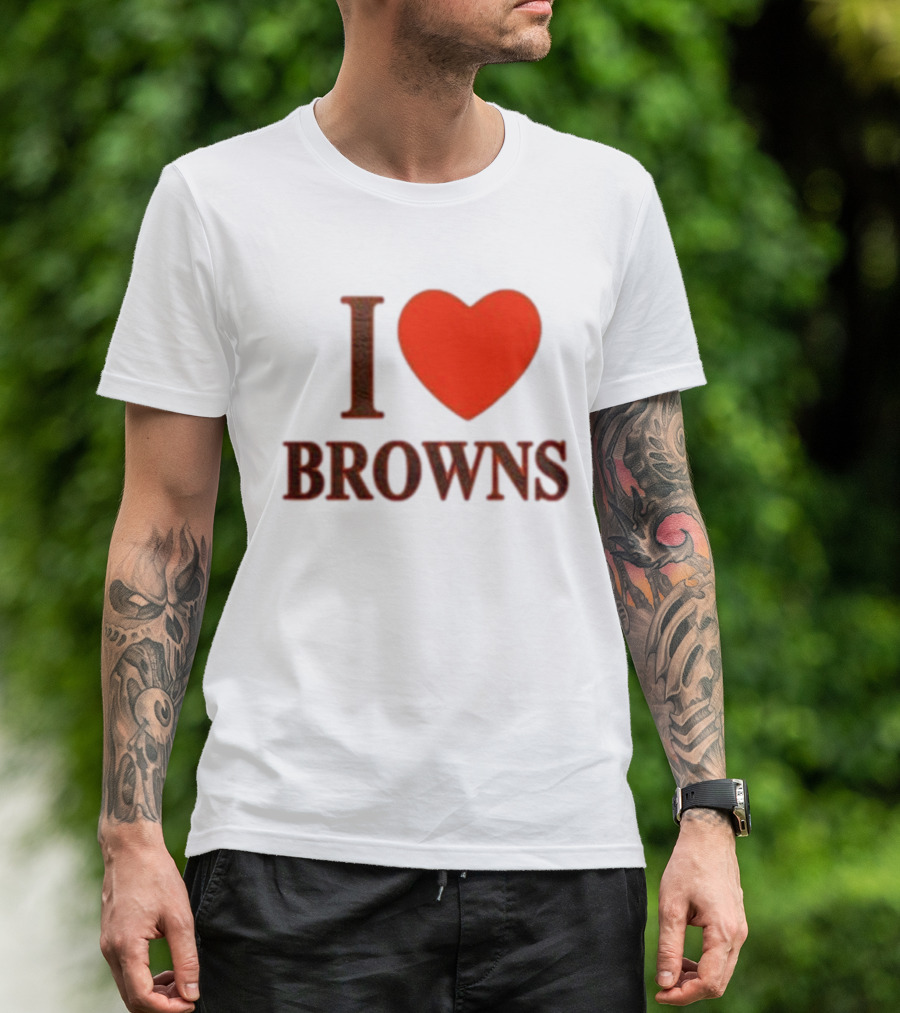 I Heart Browns T-Shirt