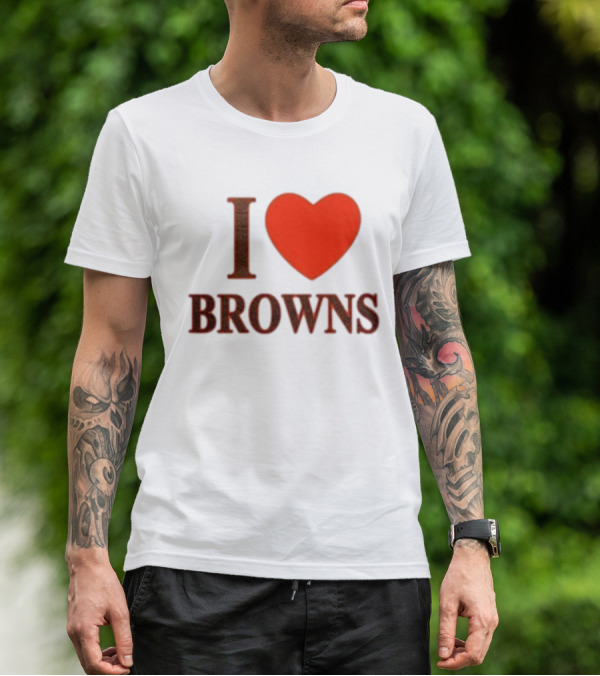 I Heart Browns T-Shirt