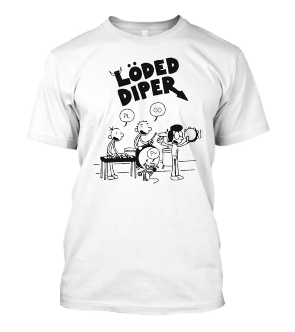 Löded Diper Rodrick Heffley Band Comic Löd Drear PL OO PV T-Shirt