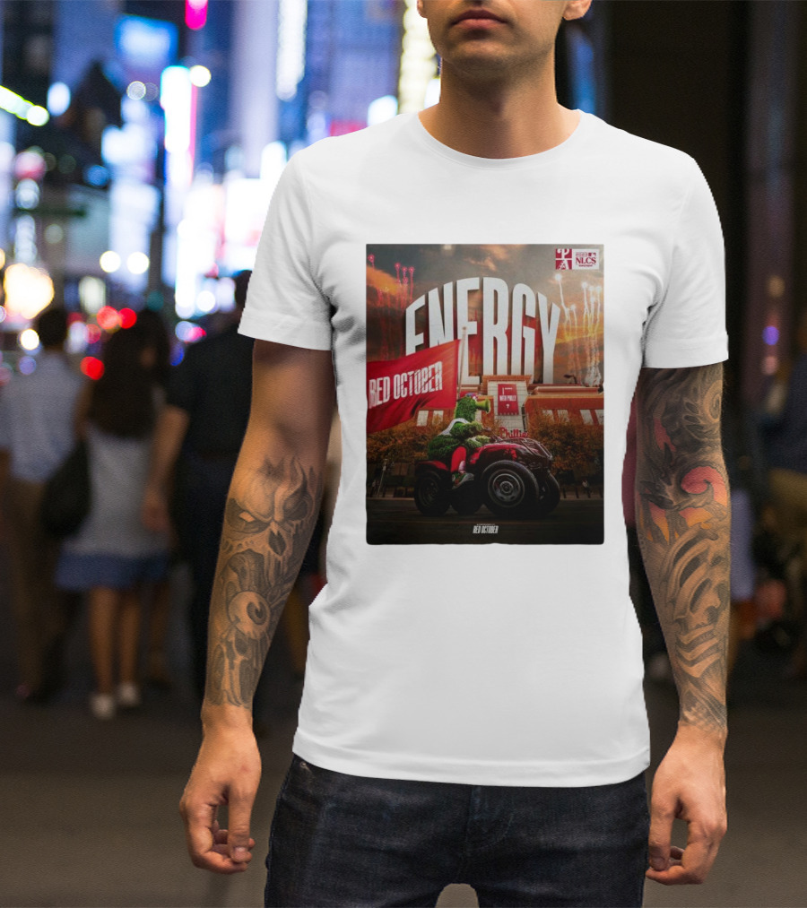 Energy Red October Philadelphia Phillies NLCS T-Shirt
