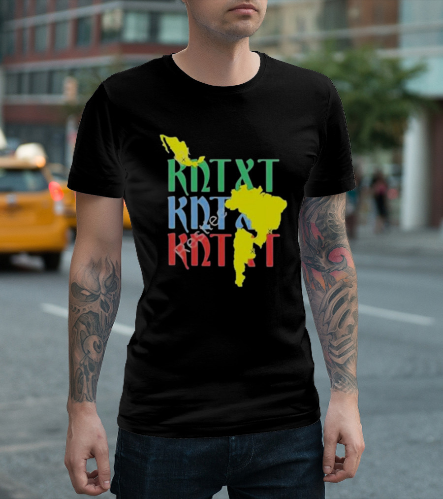 KNTXT Latin America Tour Map T-Shirt